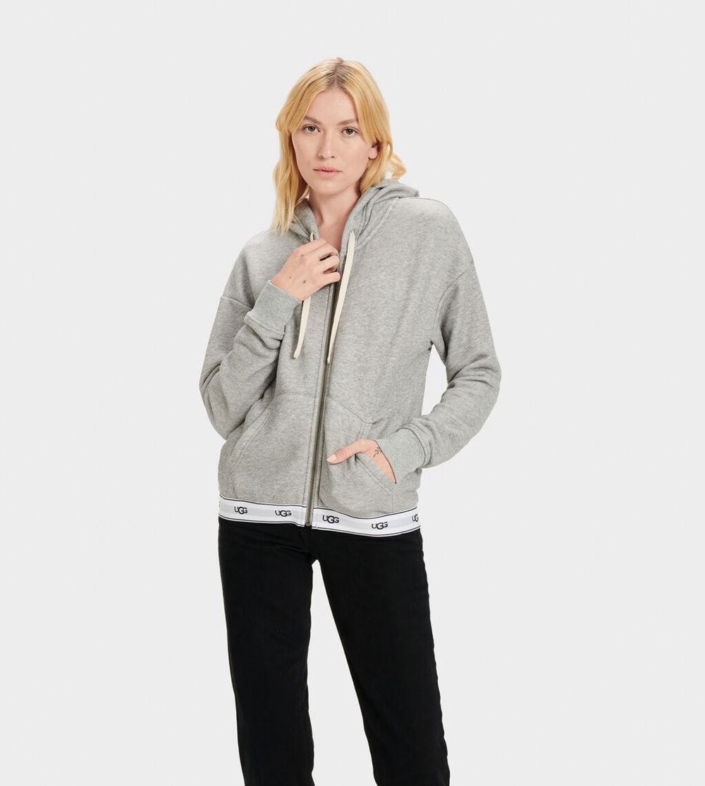 Ugg Sena - Womens Hoodie - Grey - NZ (3984VCOTI)